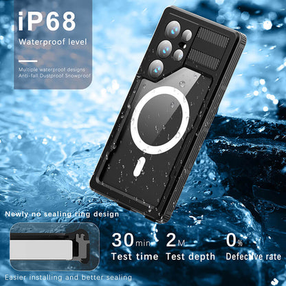 Redpepper IP68 Waterproof 2M Submersion Protection Compatible with Samsung S24 Ultra 2024 Case