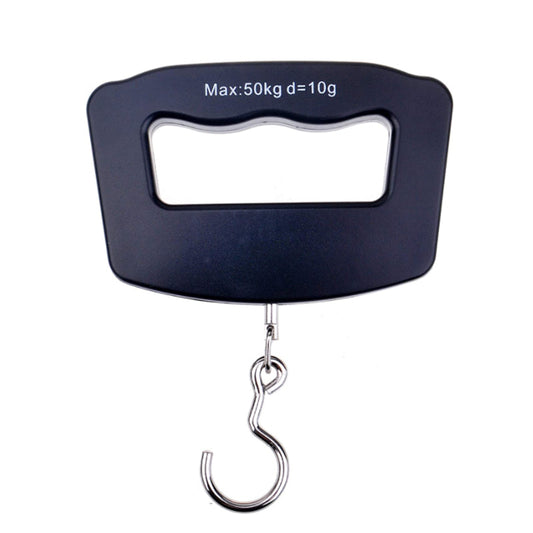 Portable Handheld Luggage Electronic Scale 50 kg Blue Backlight for fishing