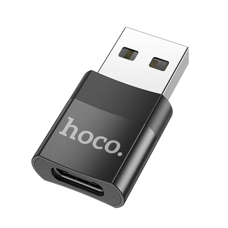 Hoco USB Male to Type-C Female USB2.0 Adapter UA17