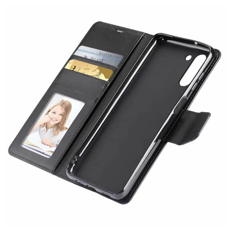 Hanman Mill Series Leather Wallet Flip Case Compatible with OPPO A60 2024