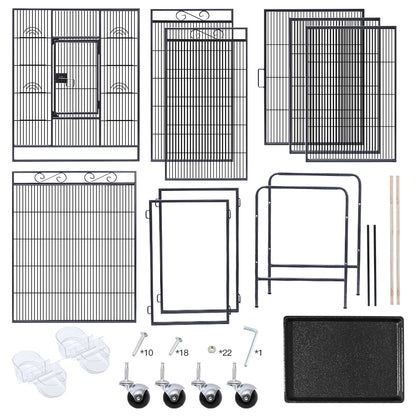 Bird Cage Parrot Aviary Perch Carrier