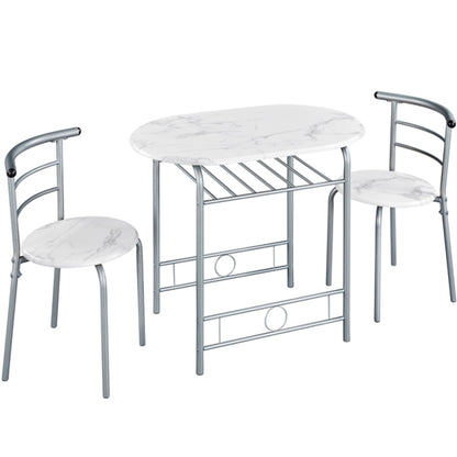 Modern Dining Set 1X Table + 2 Chairs