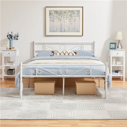 2PCS Narrow Bedside Table Nightstand