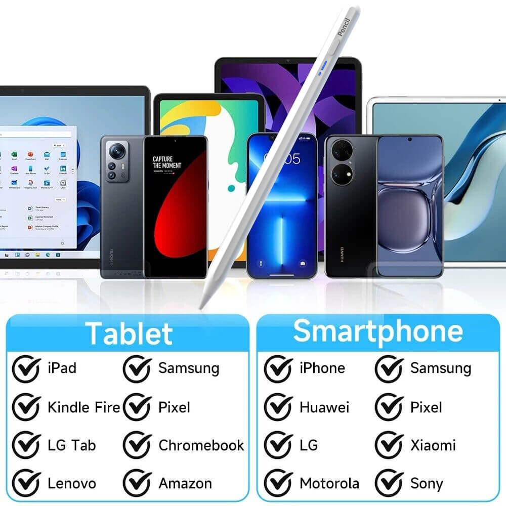 Mobie Universal Touchscreen Compatibility Magnetic Stylus Pen BP16-P