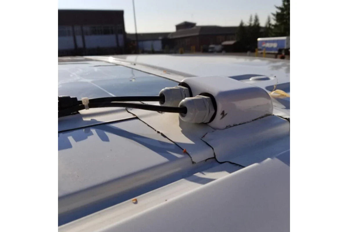 Double Hole Caravan Roof Boat Cable Entry Gland Solar Panel Mounting