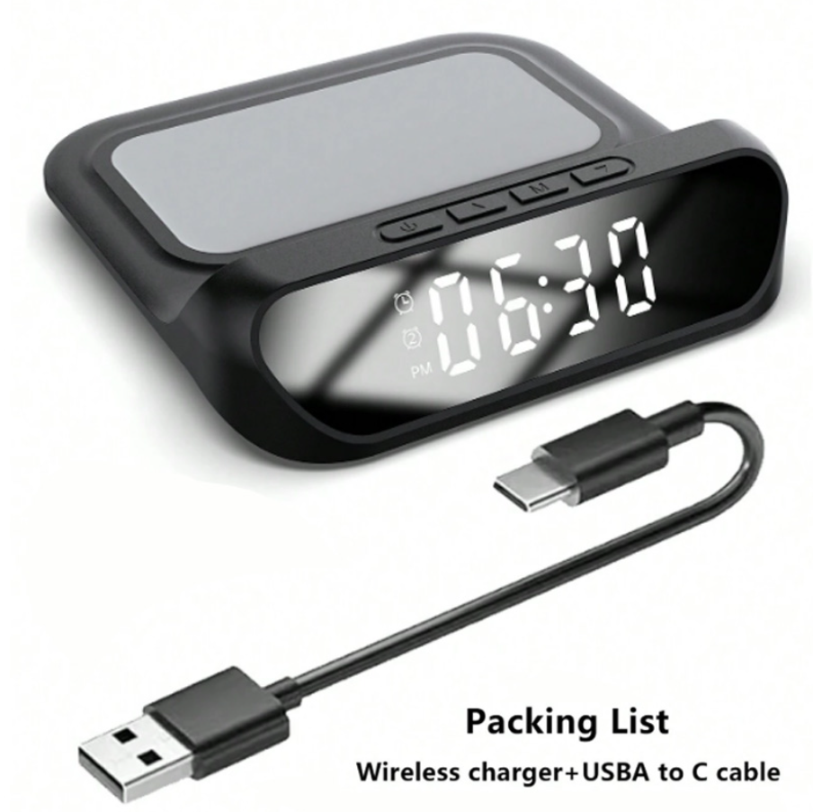 2-in-1 Magnetic Wireless Charger Stand | Fast Charging Dock for Phone & Wireless Earbuds | Foldable Charging Station