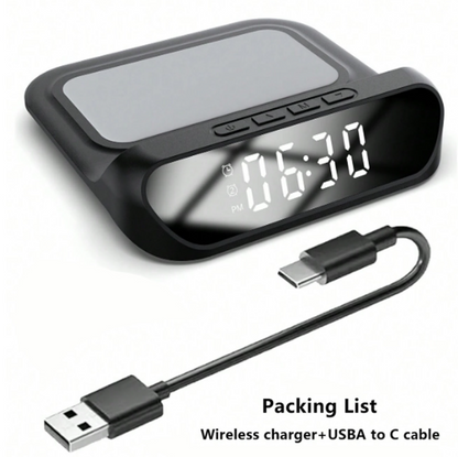 2-in-1 Magnetic Wireless Charger Stand | Fast Charging Dock for Phone & Wireless Earbuds | Foldable Charging Station
