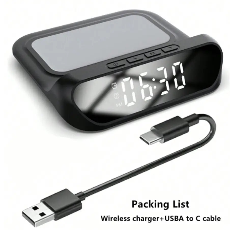 2-in-1 Magnetic Wireless Charger Stand | Fast Charging Dock for Phone & Wireless Earbuds | Foldable Charging Station