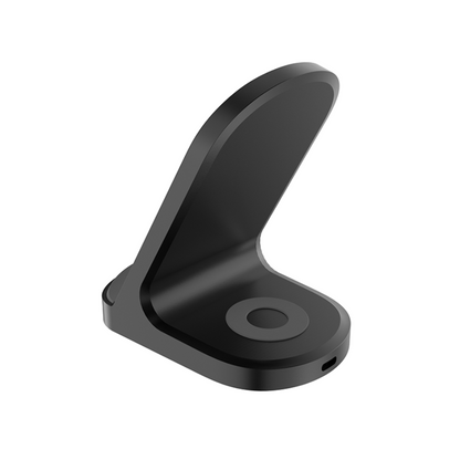 2-in-1 Wireless Charging Stand | Magnetic Fast Charger for Smartphone & Wireless Earbuds | Foldable Charging Dock