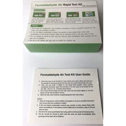2 x Formaldehyde Air Quality Test Kits (HCHO)