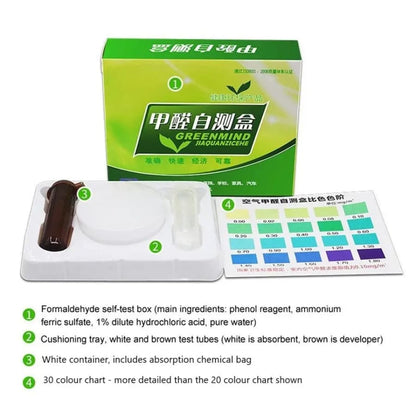 2 x Formaldehyde Air Quality Test Kits (HCHO)