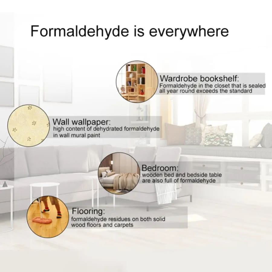 2 x Formaldehyde Air Quality Test Kits (HCHO)