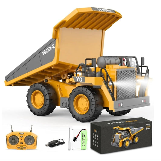 2.4G remote control 11-channel excavator wireless bulldozer dump bucket engineering forklift large toy