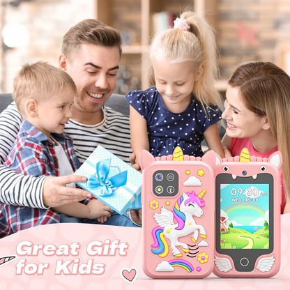 2.8Inch Touchscreen Learning Play Toy Phone With Dual Camera Smart Phone For Girl Boy With 8G SD Card