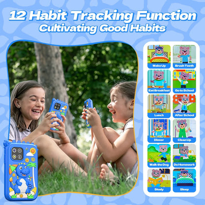 2.8Inch Touchscreen Learning Play Toy Phone With Dual Camera Smart Phone For Girl Boy With 8G SD Card