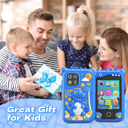 2.8Inch Touchscreen Learning Play Toy Phone With Dual Camera Smart Phone For Girl Boy With 8G SD Card
