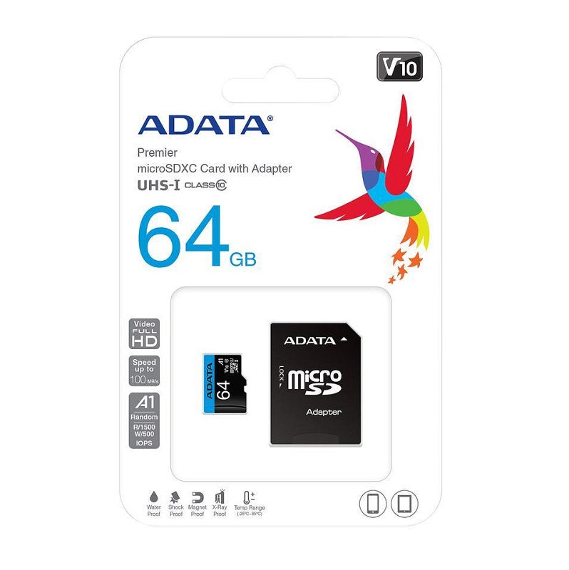 ADATA Micro SD Card 64GB