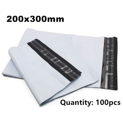 100 X A5 Courier Mailing Bags 200mm x 300mm 50% Recycled Plastic Bags