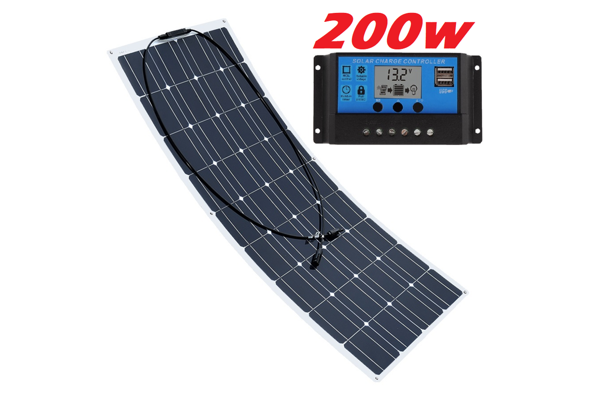 200W Solar Panel Flexible with Solar Controller