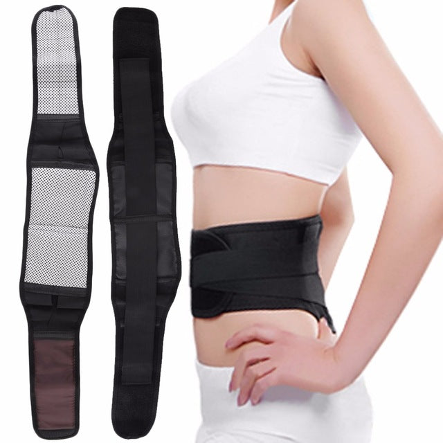 Lumbar Lower Back Support Belt Back Brace Pain Relief Band