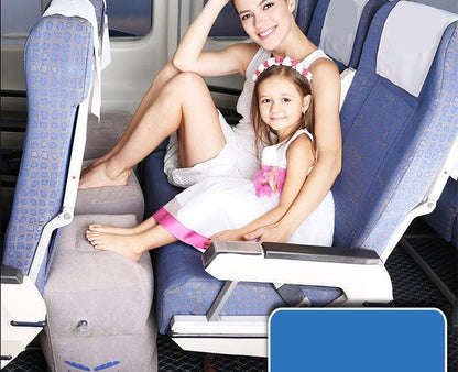 Foot Rest Portable Inflatable Stool Pillow Air Travel Home Relax Footrest Pad