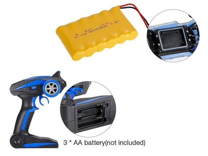 2.4G 4WD Amphibious Crawler RC Buggy Car