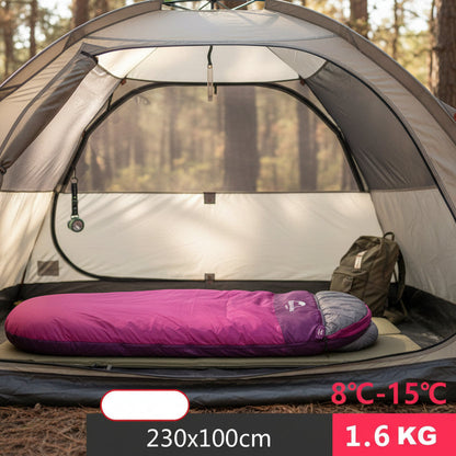 230*100CM SINGLE Sleeping for Camping 3 Season Sleeping Bag PINK