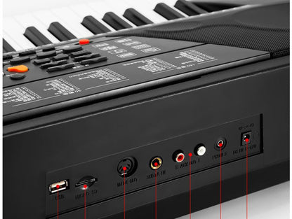 61 Response Key Electronic Piano Keyboard Electric Organ Digital Music Piano