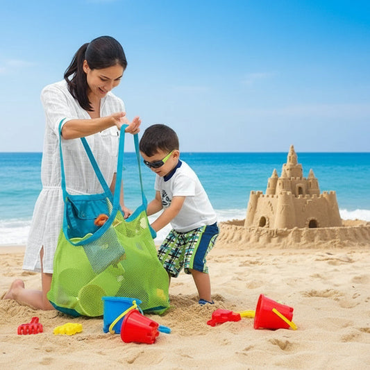 Mesh Tote Bag Beach Picnic Shopping