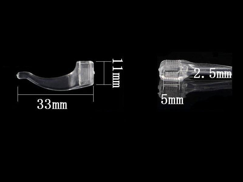 10 Pairs Eyeglasses Silicon Antislip Holder Glasses Cover Ear Hook Retainer - L