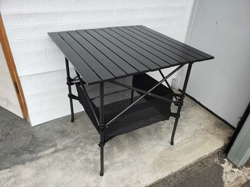 Portable Folding Table Tea Picnic Camping Barbecue Square Table 55cm