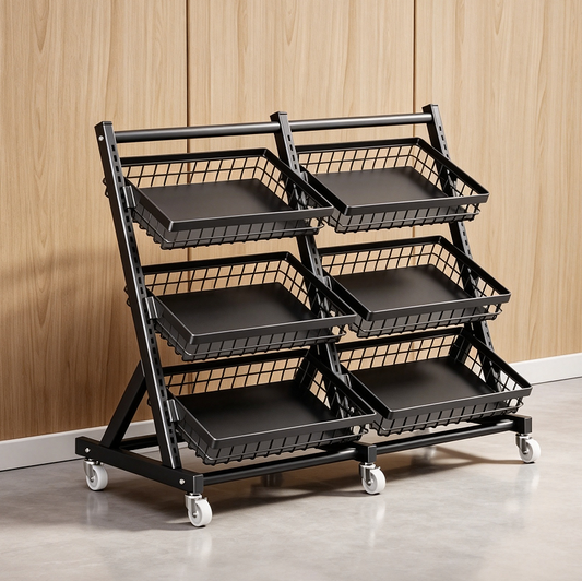 Supermarket Snack Rack Casters for Displaying