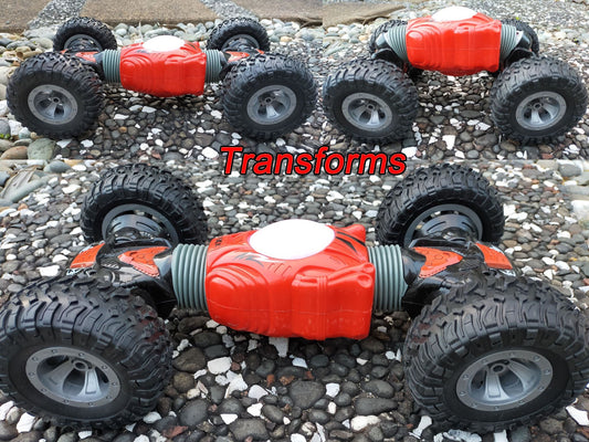 4WD Remote Control Stunt Transforms Car with Light
