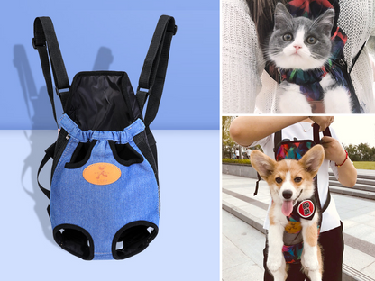 Pet/Puppy Travel Carry Bag, BLUE, L