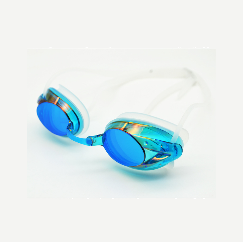 YOUTH ANTI-FOG SWIMMING RACING GOGGLES Random Colour