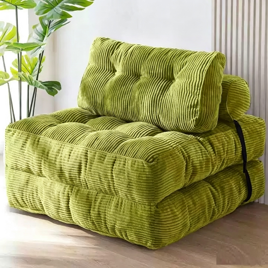 Folding Sofa Convertible Comfy Foam Couch Bed Foldable Mattress