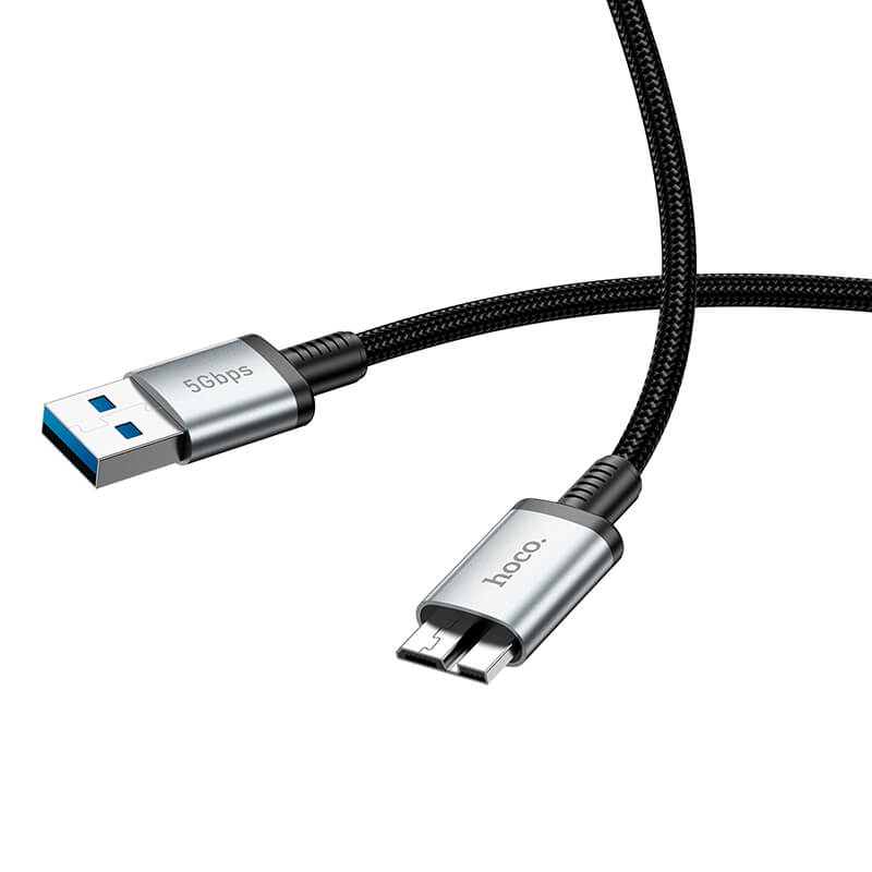 Hoco High Transmission USB to Micro USB 3.0 Data Cable US10 0.5M
