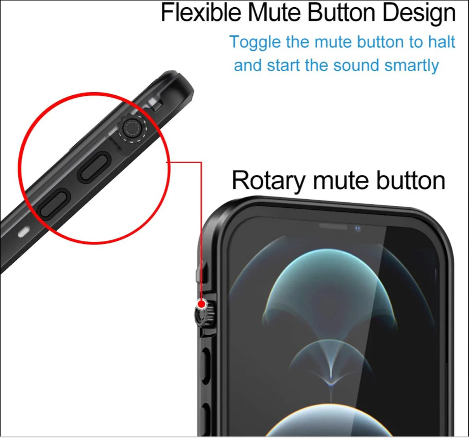 iPhone 13 Pro Max Waterproof Case Redpepper Full Protective Cover