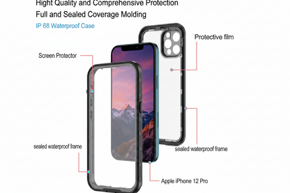 iPhone 13 Pro Waterproof Case Redpepper Full Protective Cover