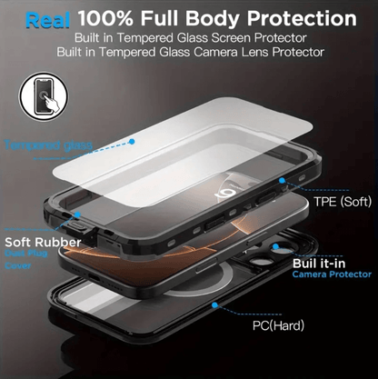 Redpepper Waterproof MagSafe Case for iPhone 16 Pro Max | Shockproof