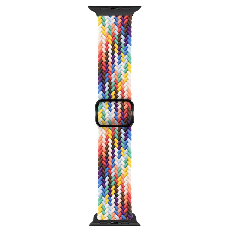 Apple Watch Braided Nylon Band – Adjustable Buckle, Lightweight & Stretchy