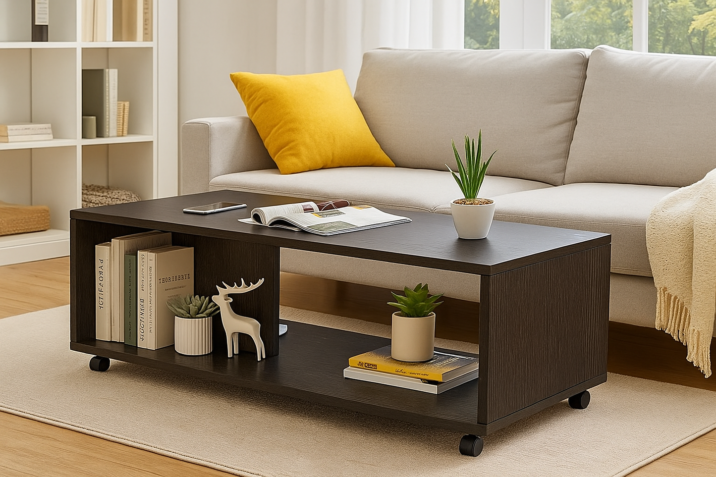 Coffee Table 120CM Black