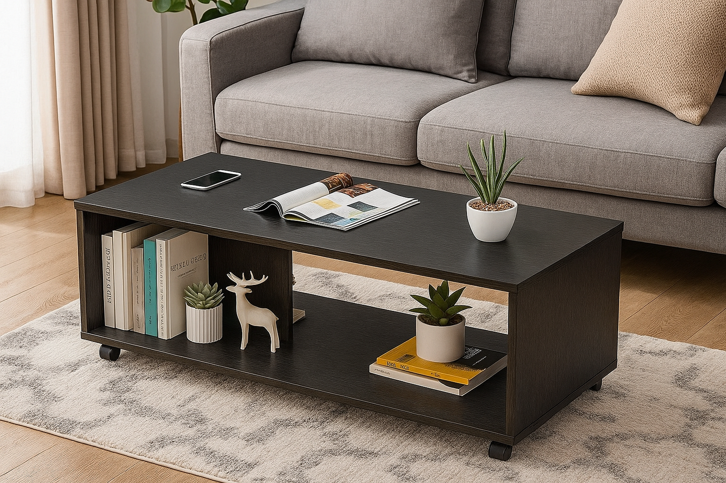 Coffee Table 120CM Black