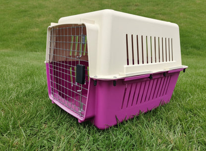 Large 68CM Dog/Cat/Pet Travel Cage/Carrier/Crat - PINK