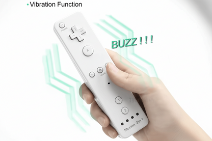 2 in 1 Wii Motion Plus Controller & Nunchuk Set – Wireless Gamepad