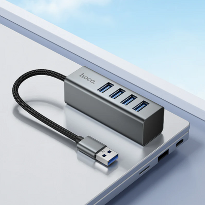 USB A to 4 Port USB 3.0 Expansion Hub 5Gbps (HB1B)