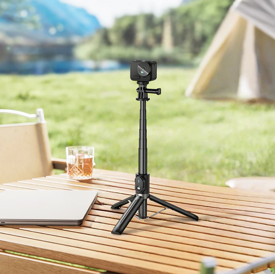 Bluetooth Selfie Stick Tripod 95cm with Remote (K101)