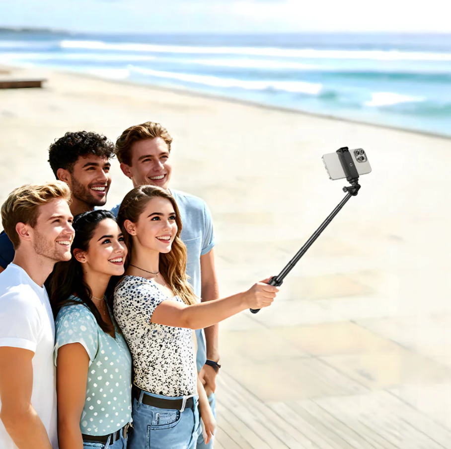 Bluetooth Selfie Stick Tripod 95cm with Remote (K101)