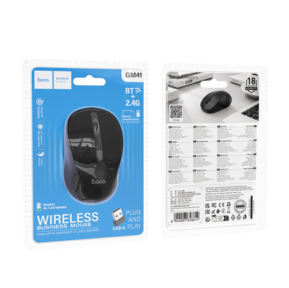 Hoco Wireless Mouse Dual Mode Upto 1600 DPI (GM41)