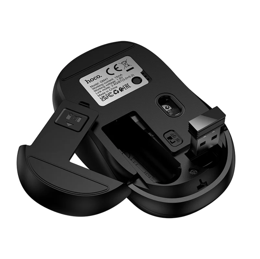 Hoco Wireless Mouse Dual Mode Upto 1600 DPI (GM41)